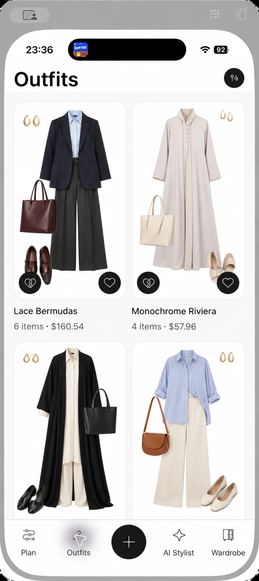 Tara modest outfit discovery screen